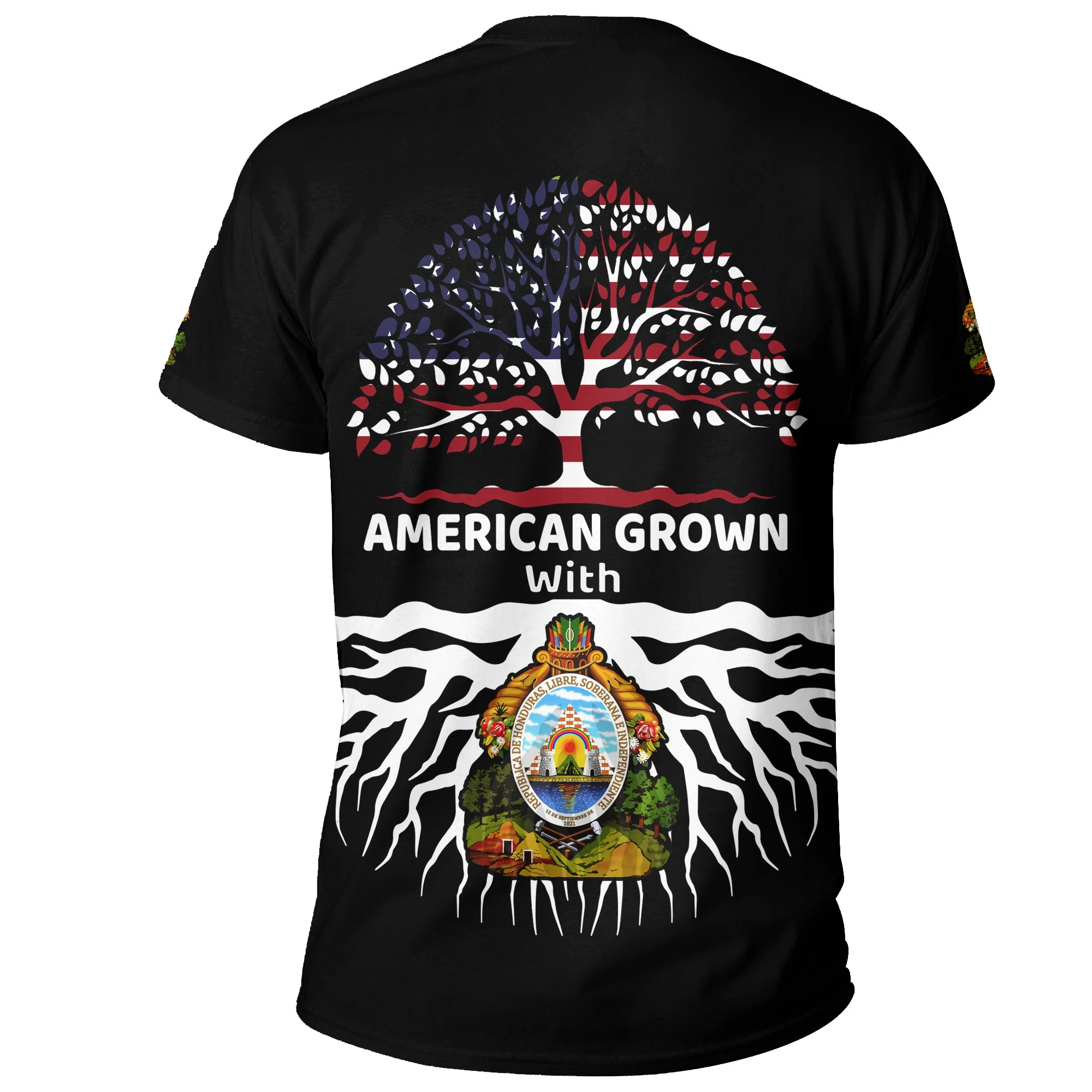 Latest Design Men's T-shirt Honduras SAN Pedro Sula National Emblem Graphic T-shirt Print On Crewneck Men's Shirt