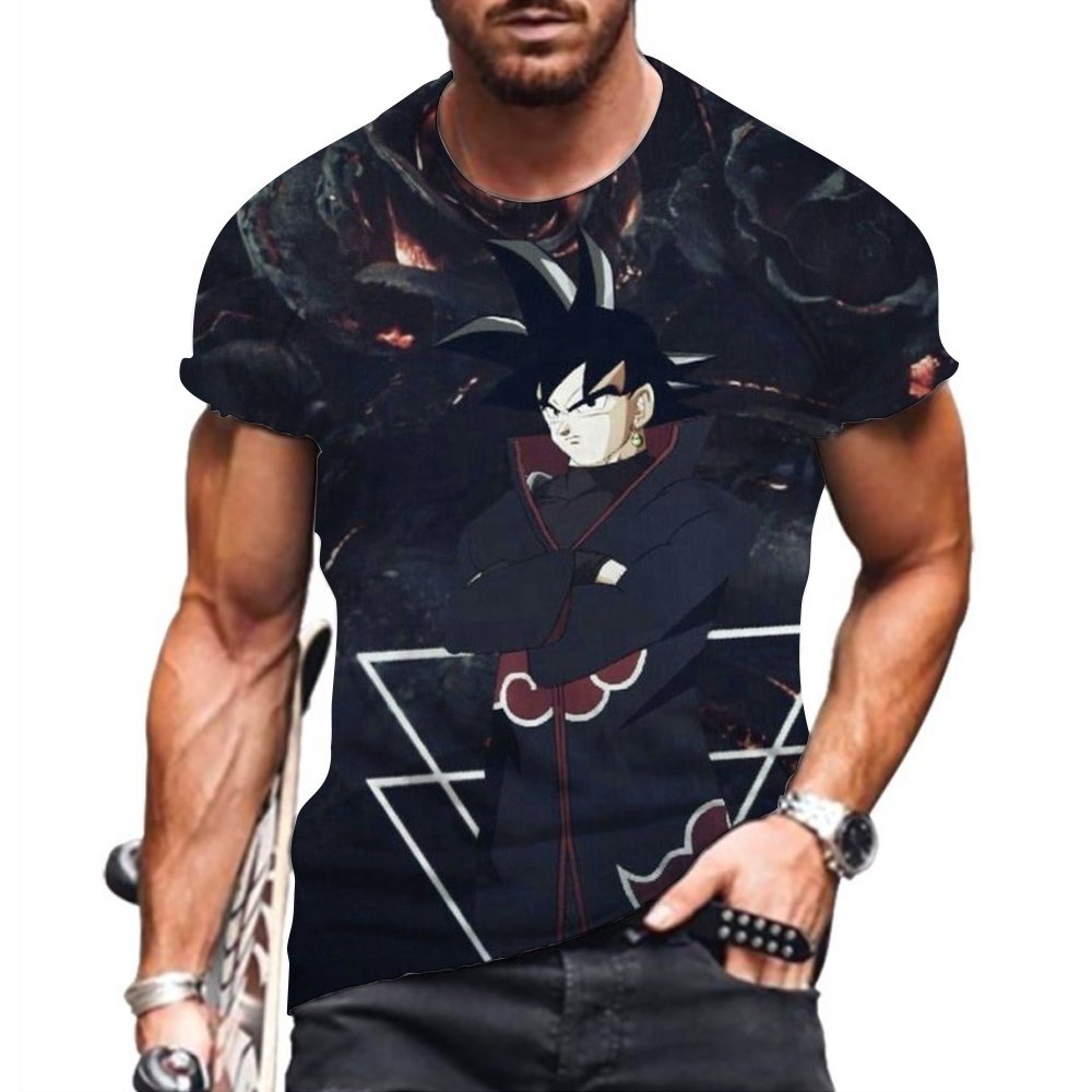 Men T Shirt Men's T-shirt 2024 Tops DBZ Y2k Shirts New Vegeta Goku Short Sleeve Clothing Harajuku Style Streetwear