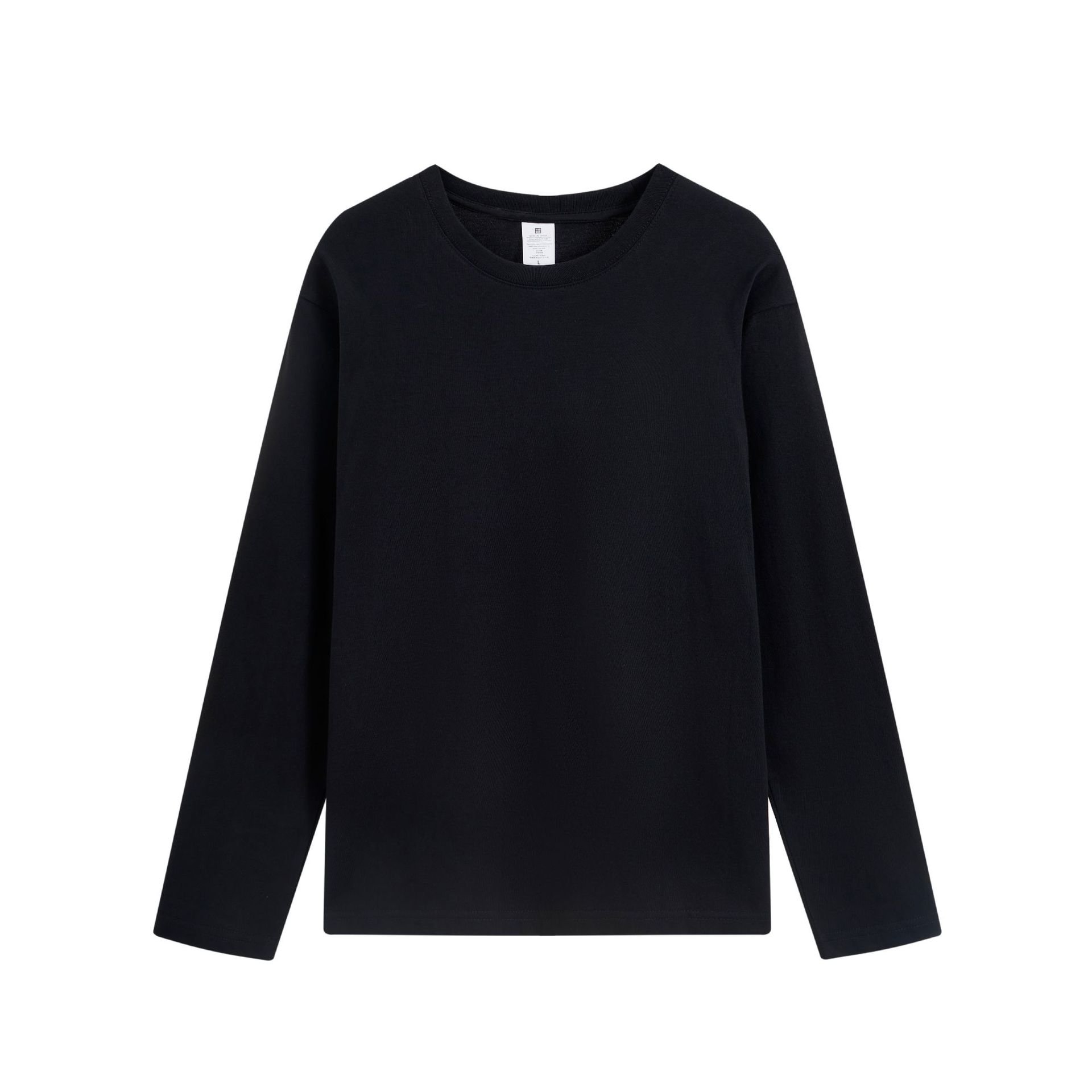 Classic Cotton Blend Long Sleeve Men's T-Shirt, Moisture Wicking, Anti-Odor, Custom Logo T-Shirt
