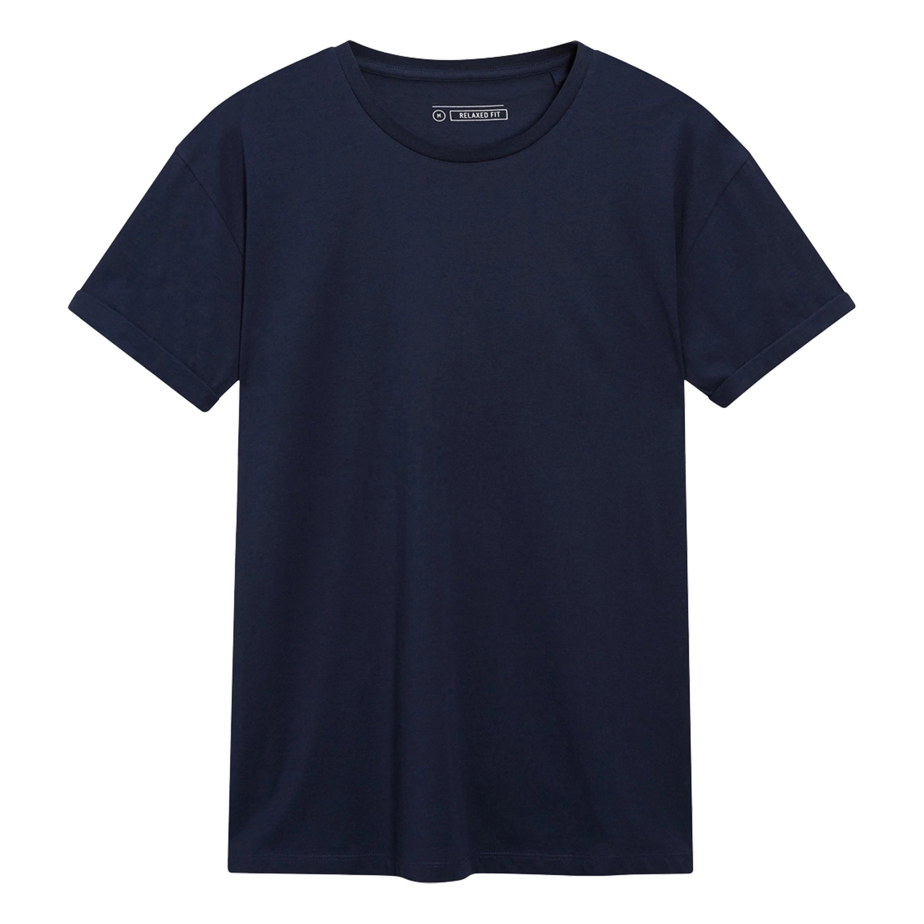 Promotional new basic t shirt trending hot products navy blue Casual Plain solid dyed crew neck men t shirt clothing