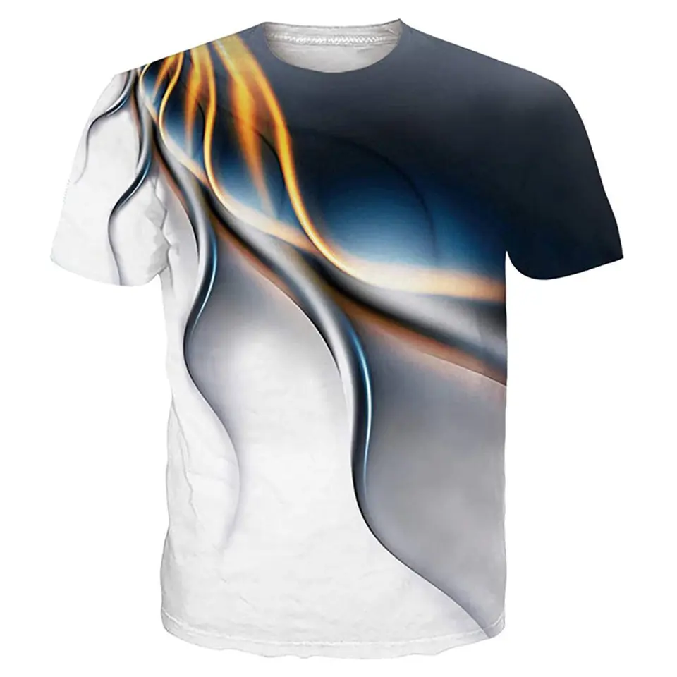 2022 high quality custom design 100 polyester men's white t shirt for sublimation printing quick dry men's t-shirts
