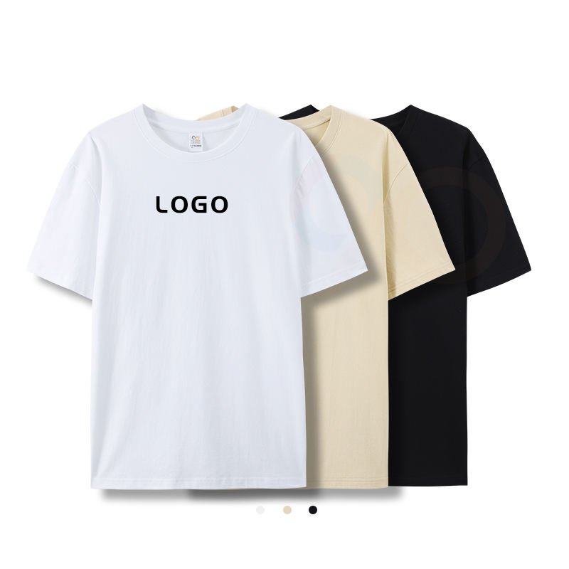 Branded Next Level Apparel White T-Shirt 100% Cotton Custom Model Oversized Knitted Print T-Shirt for Men Wholesale clothing