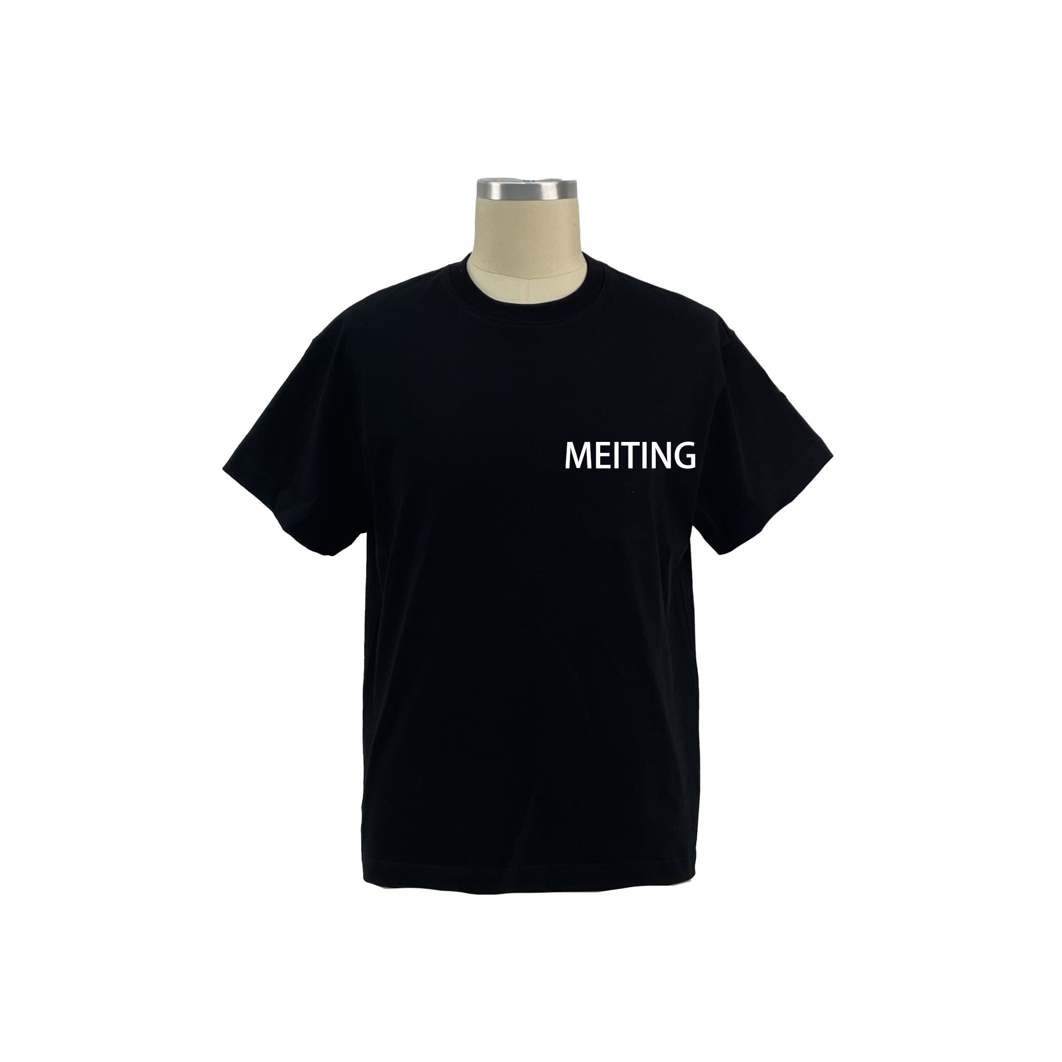 New model 2022 Shirt blank custom customized micro -standard printing simulation neck men's T shirt loose men's T -shirt