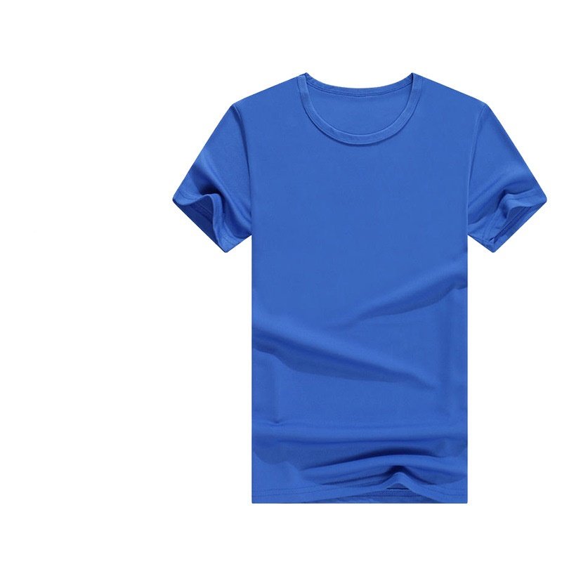 Wholesale stocking summer 14 colors Cheap Quick Dry 100% Polyester Plain Blank Men's T-shirt Custom Logo Printed Men T Shirts