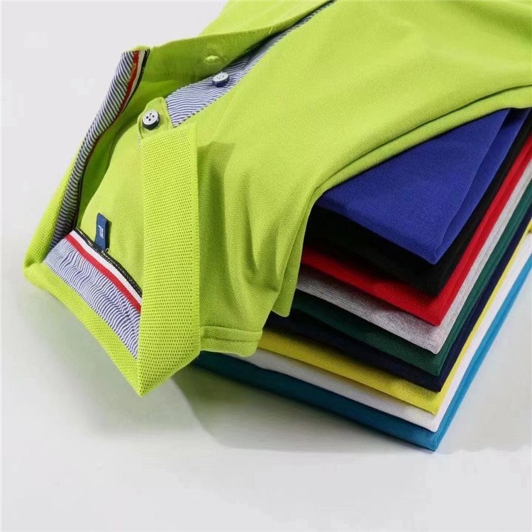 Wholesale summer men's t-shirt Fashion Breathable golf polo shirt Men's Summer Polo Shirts for Stock Apparel