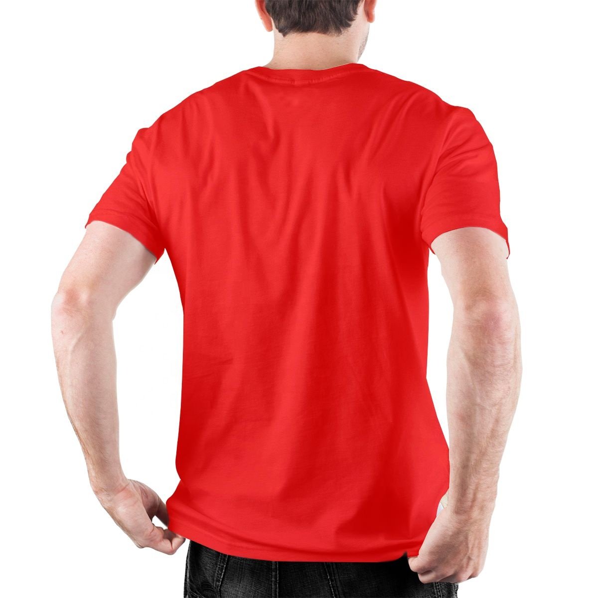 Men Vintage Game Character Cartoon Pocket Plumber T Shirts Cotton Tops Funny Short Sleeve Round Collar Tees Classic T-Shirt