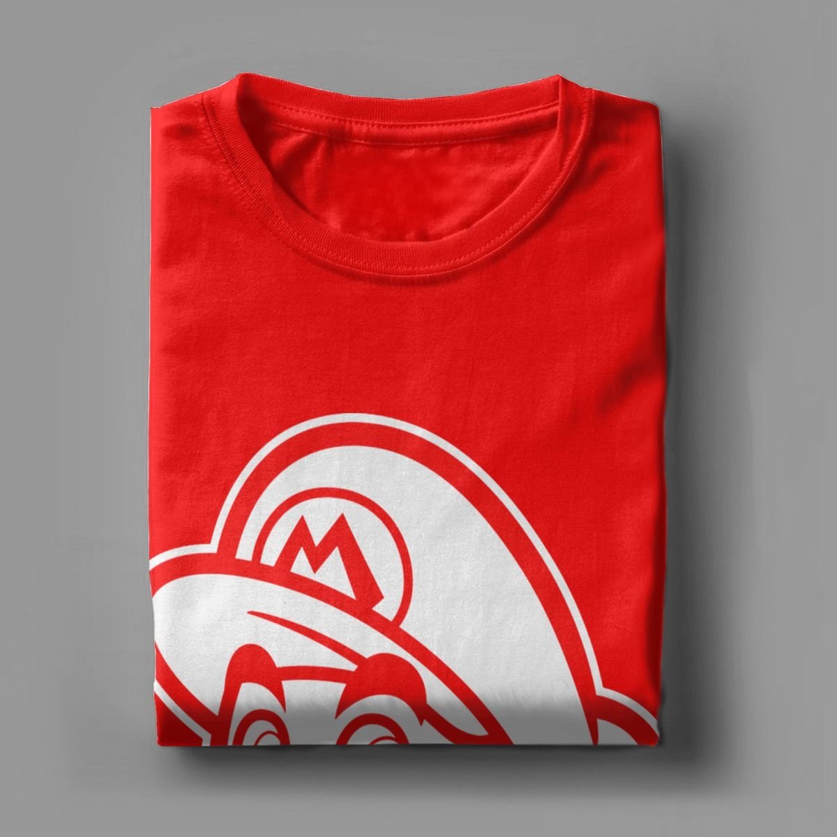 Men Vintage Game Character Cartoon Pocket Plumber T Shirts Cotton Tops Funny Short Sleeve Round Collar Tees Classic T-Shirt