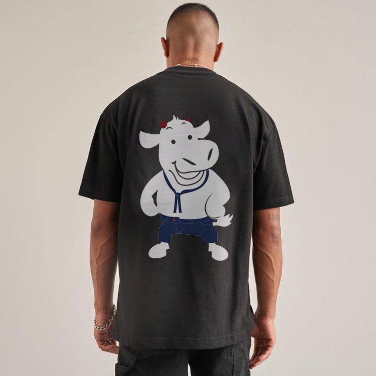 DiZNEW 2021 High Quality Oversized Custom T Shirts 100% Cotton Rubber Print Men's T-shirts Plus Size T Shirt