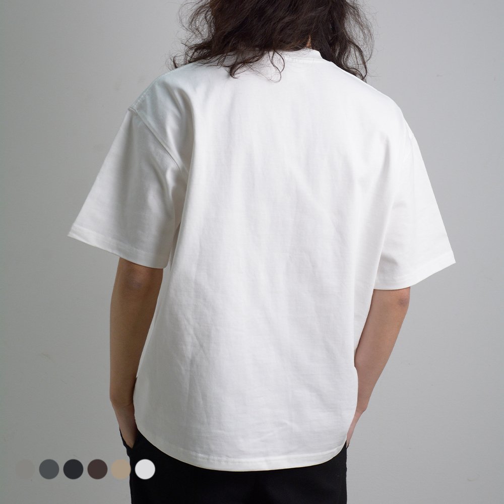 High Quality Men Luxury Custom Heavy 100% Cotton oversize T Shirt Blank Mock Neck Heavyweight Oversized t shirt