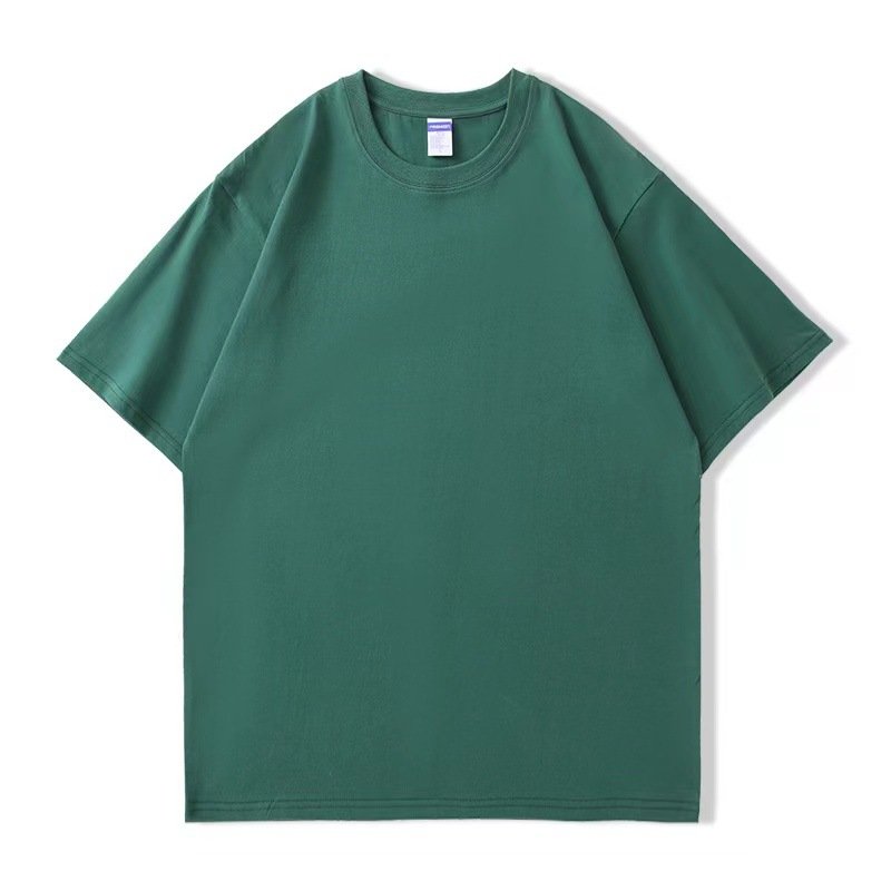 Factory 260 Gsm 100% Cotton T Shirt Heavy Custom Graphic Plain Oversized Plus Size Men's T-shirts