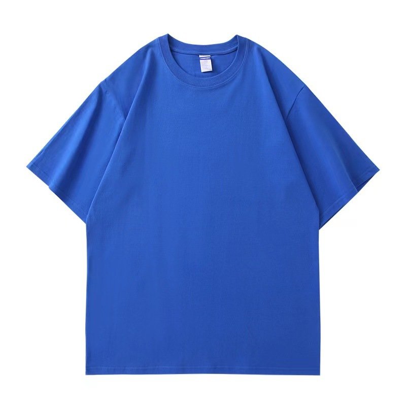Factory 260 Gsm 100% Cotton T Shirt Heavy Custom Graphic Plain Oversized Plus Size Men's T-shirts