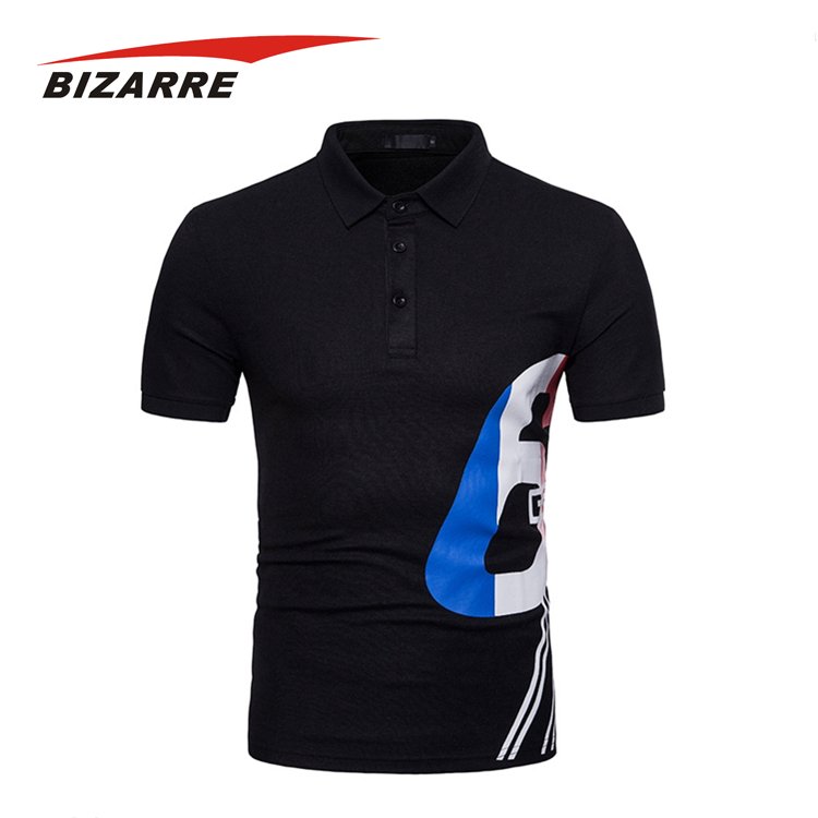 High quality solid print Mens Promotional Golf Slim Fit Shirt men's t-shirts polo custom logo