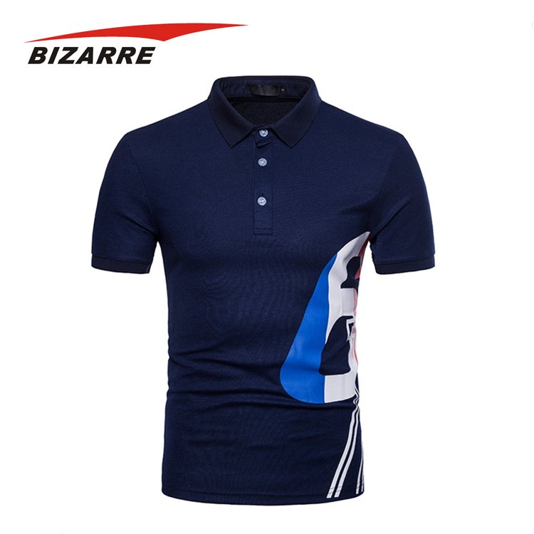 High quality solid print Mens Promotional Golf Slim Fit Shirt men's t-shirts polo custom logo