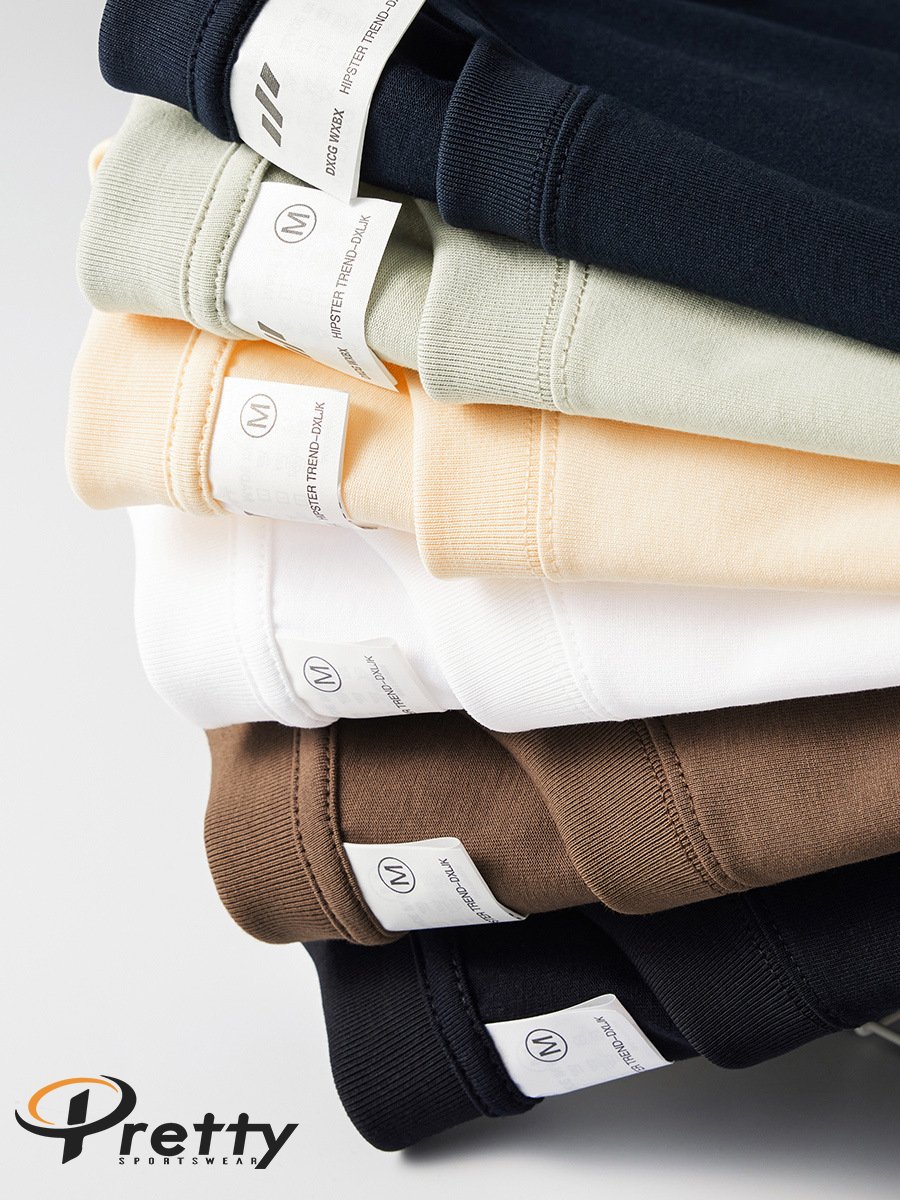 Wholesale High Quality Blank T-shirts Heavyweight Oversized Tshirt Printing Custom Your Brand Logo For Men's T Shirt