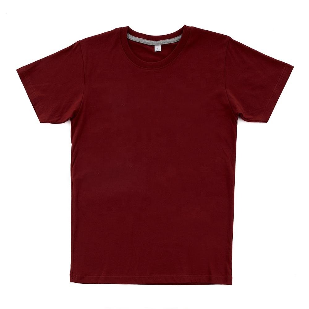 Wholesale Good Price 100% Cotton Plain T shirts Short Sleeve Casual Custom Design for Men's shirt High Quality from Thailand