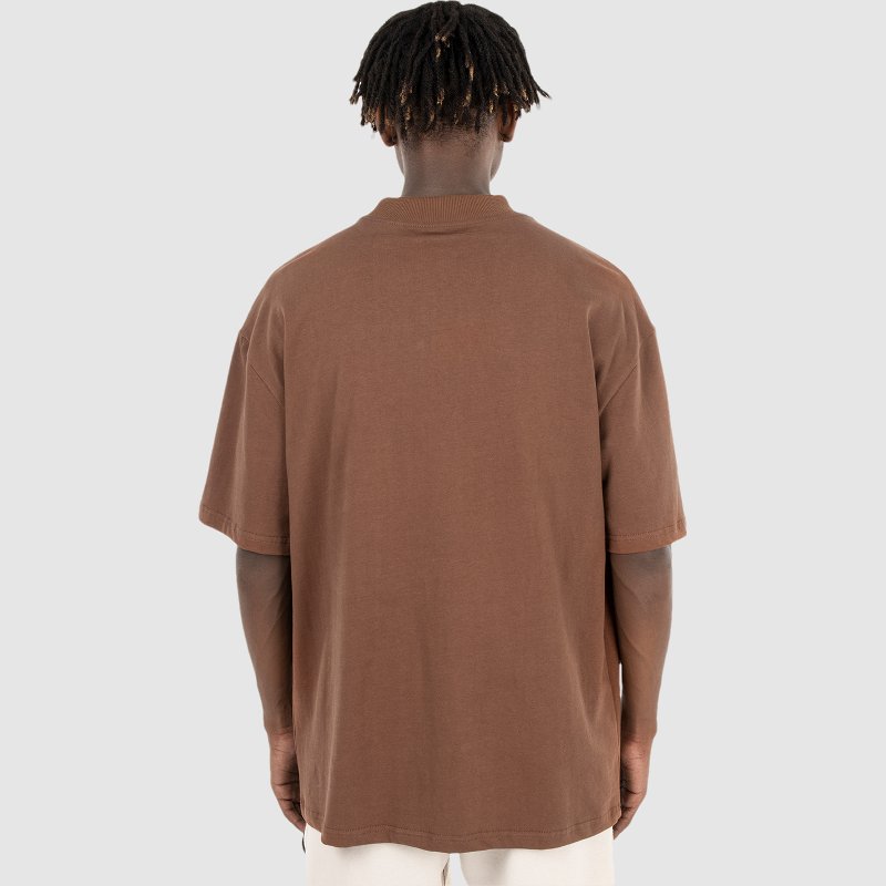 wholesale oversize thick cotton t-shirt 260gsm high weight basic t-shirt black blank plus size men's t-shirts