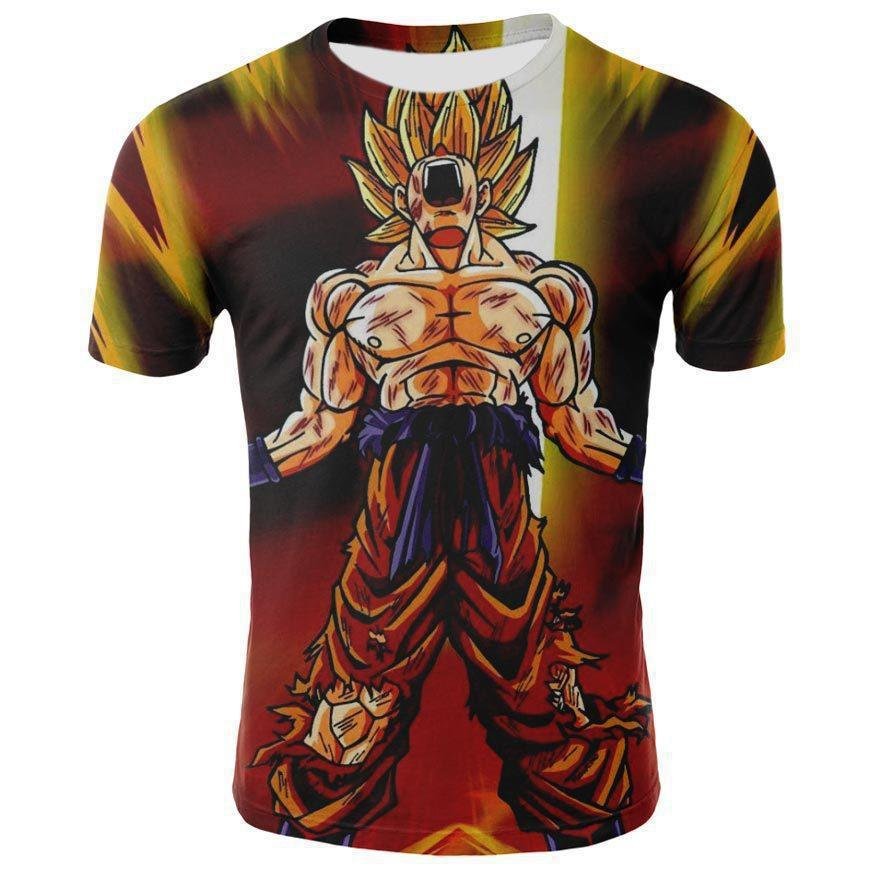 2022 summer new men's T-shirt loose high street fashion casual sports popular T-shirt men's tops short-sleeved shorts