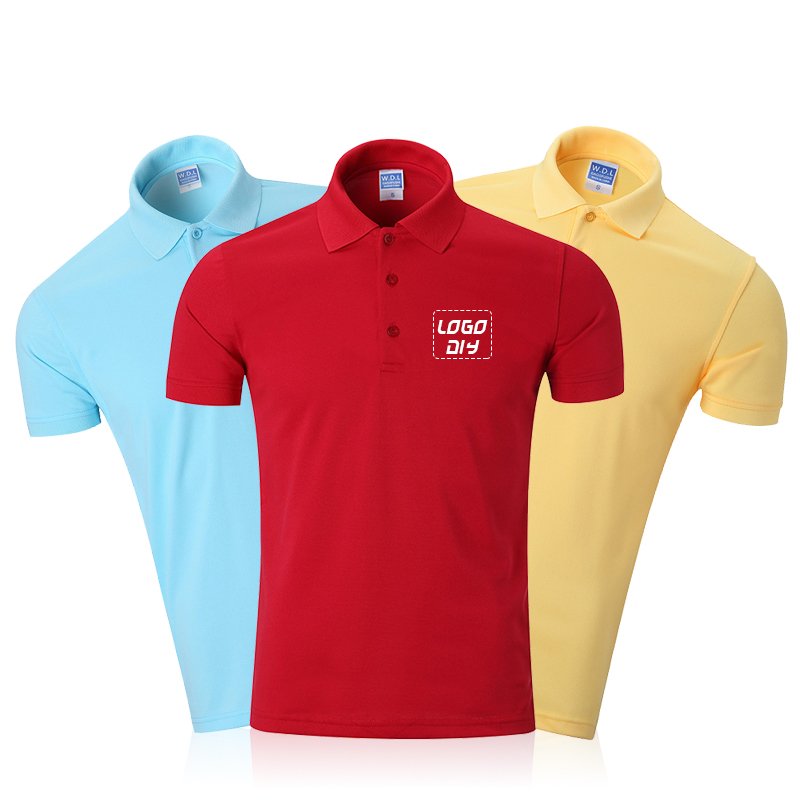 Embroidery Logo Plain Golf Polo Blank polo shirts Cotton Men's Short-Sleeved Polo Shirt