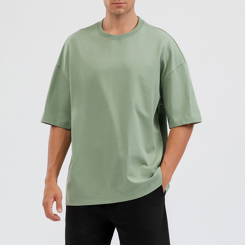 Wholesale Blank Men's Camisetas Graphic Oversized Tshirts 100% Premium Cotton DTG Print Custom Logo Label Print T Shirt