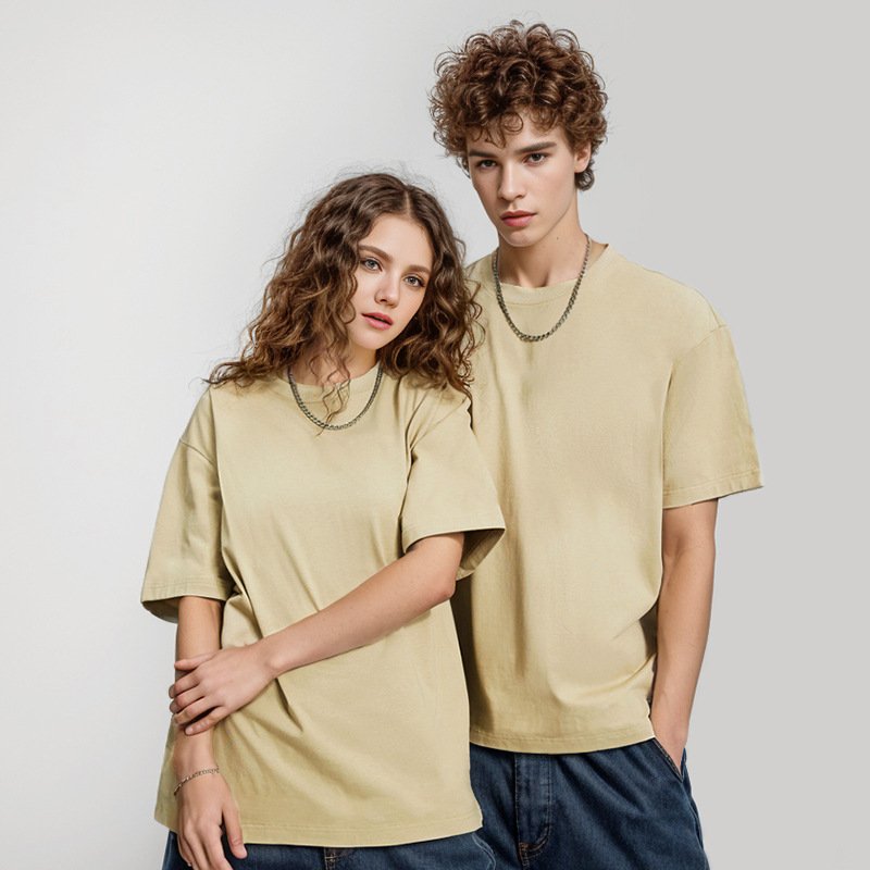 High Quality Plus Size Clothes T Shirt For Men Custom Printing Round Neck Blank Short Sleeve 100% Cotton Plain Men T Shirt
