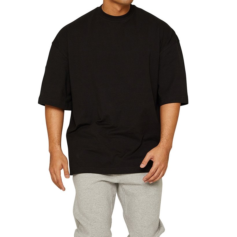custom men's gym shirts blank oversized cotton t shirt men's plus size men's shirts