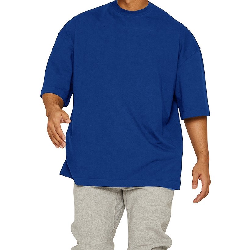 custom men's gym shirts blank oversized cotton t shirt men's plus size men's shirts