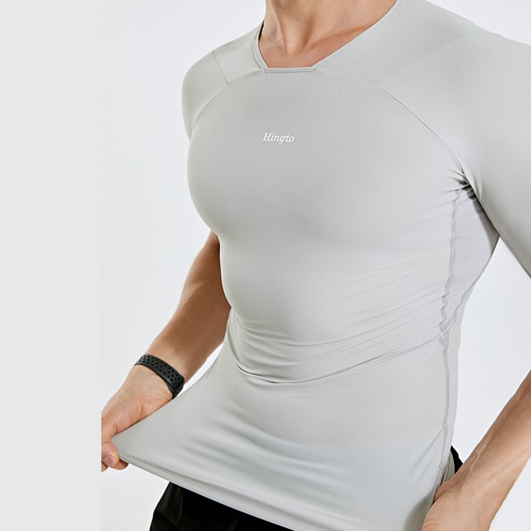 New Arrive T Shirts Custom Printing Muscle Fit Dry Gym Fitness Mans tshirt Regular Fit