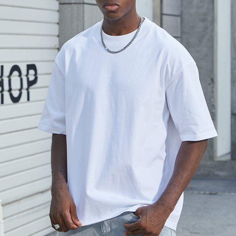 High quality oversized men's t-shirts for 100% cotton t shirt custom logo tshirt