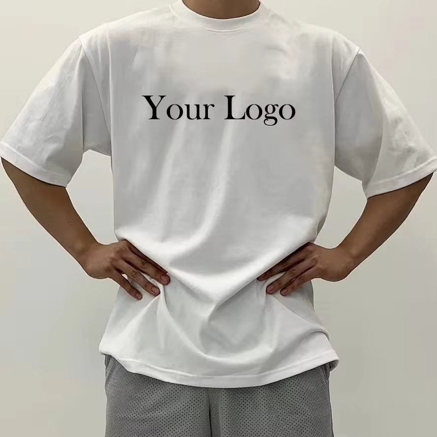 Wholesale 100% Cotton High Quality Custom Men's T-Shirt Graphic Tees Women Oversize White men t shirt