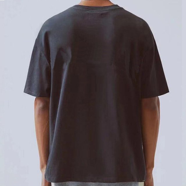 280 gsm Custom Black Heavy Weight Men's T-shirt Heavy 100% Cotton t shirt Drop Shoulder Oversized Heavyweight tshirt