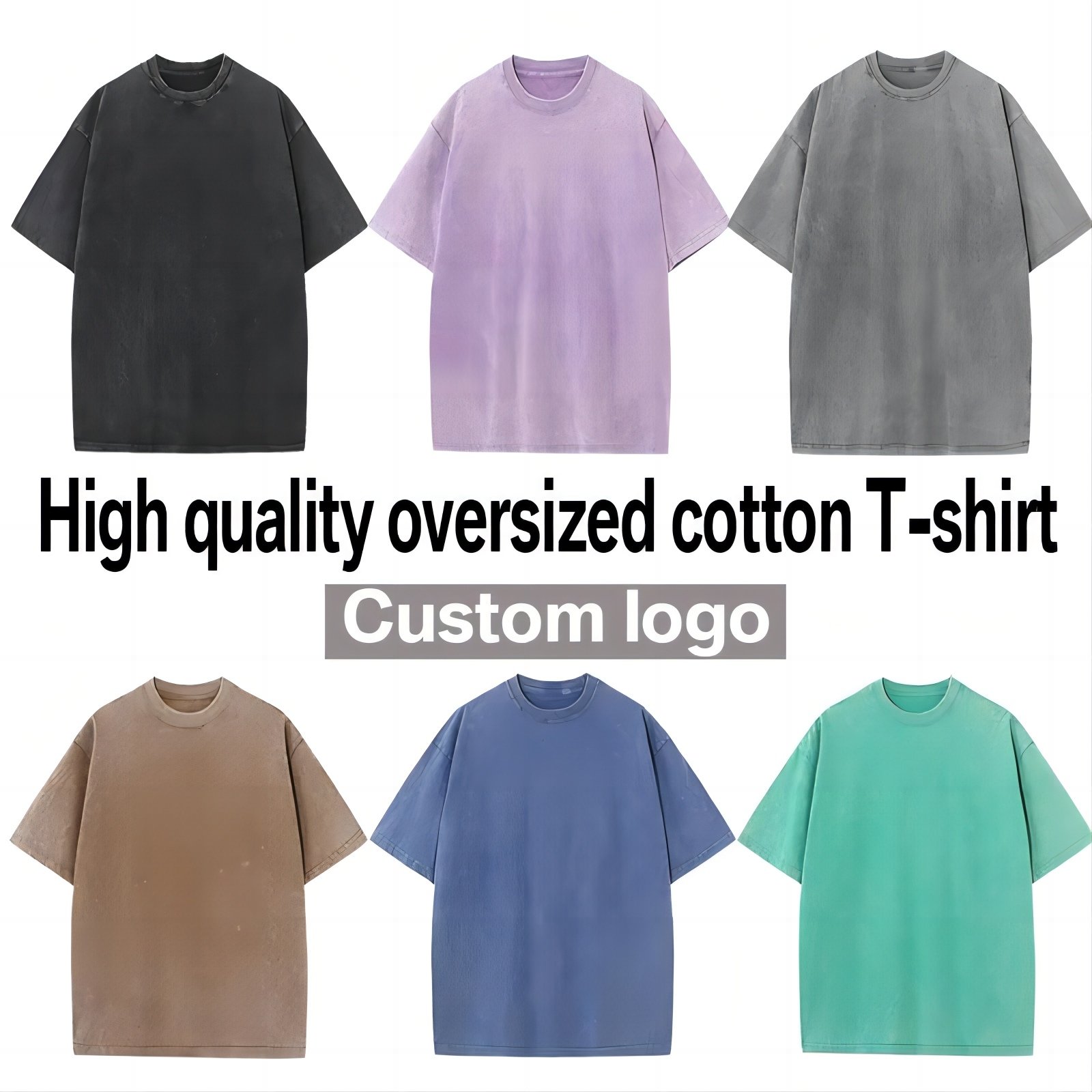 fashions High Quality 100% Cotton Blank vintage T-shirts Heavyweight Oversized Tshirt Printing Custom Men's T Shirt