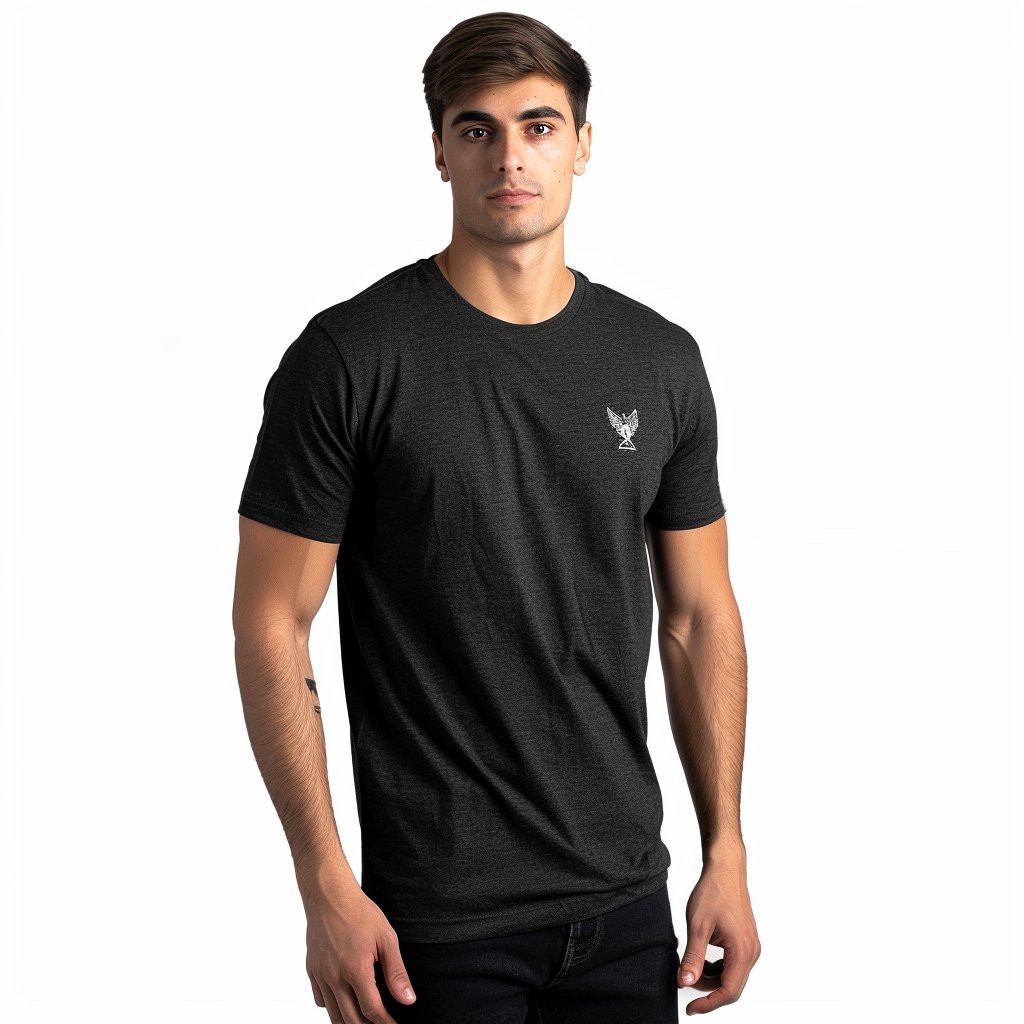 50 Polyester 25 Cotton 25 Rayon Custom Printed Men's Soft Tri Blend T Shirts