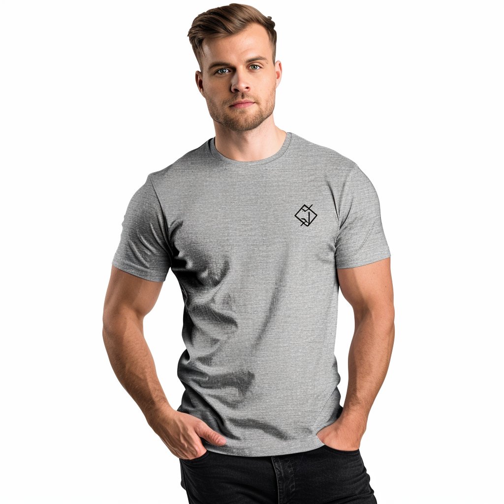 50 Polyester 25 Cotton 25 Rayon Custom Printed Men's Soft Tri Blend T Shirts
