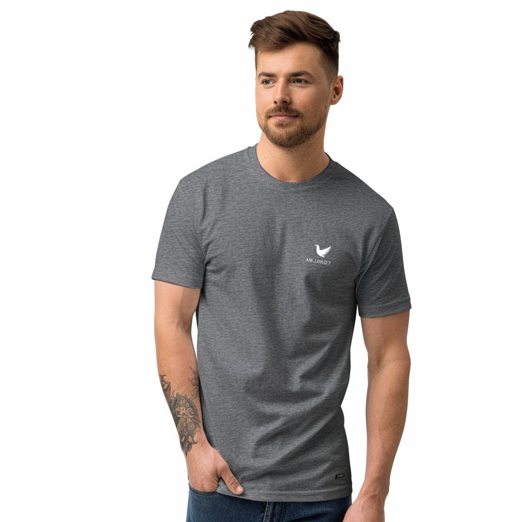 50 Polyester 25 Cotton 25 Rayon Custom Printed Men's Soft Tri Blend T Shirts