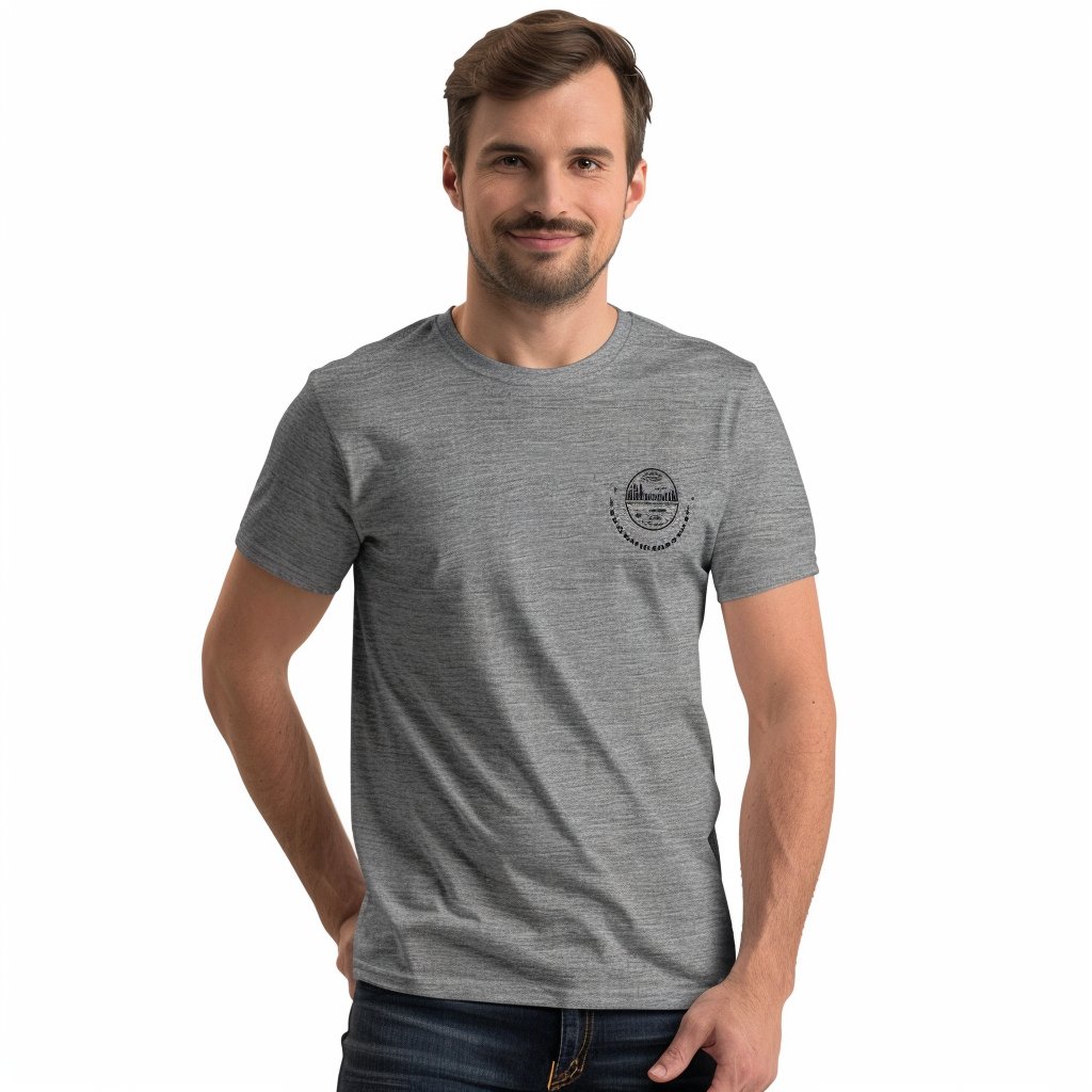 50 Polyester 25 Cotton 25 Rayon Custom Printed Men's Soft Tri Blend T Shirts
