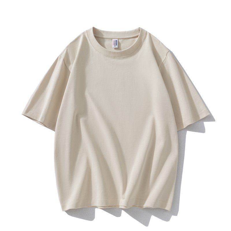 Primarily Destined Mens Pure Cotton Jersey 280gsm Heavyweight High-quality T-shirts Short Sleeve T Shirt for European & American