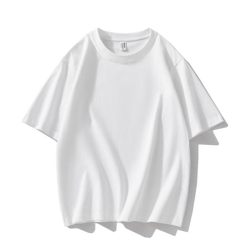 Primarily Destined Mens Pure Cotton Jersey 280gsm Heavyweight High-quality T-shirts Short Sleeve T Shirt for European & American