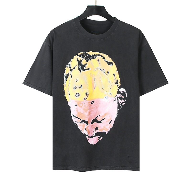 Wholesale High Quality 100% Cotton 230G Oversized Custom Unisex Men's Tshirts O-Neck Drop Shoulder Print Enzyme Wash Heavyweight