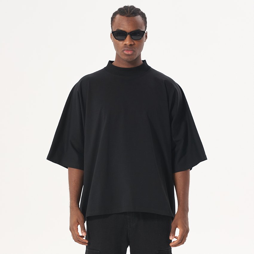 high quality boxy fit cotton men tshirt custom heavy weight oversize t shirt streetwear brand box fit t shirt