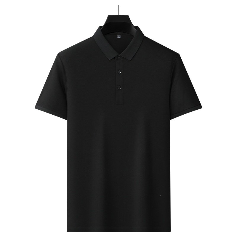 Summer Mens new style cool breathable lapel Custom LOGO POLO shirts short sleeved fashion casual business golf t-shirt men