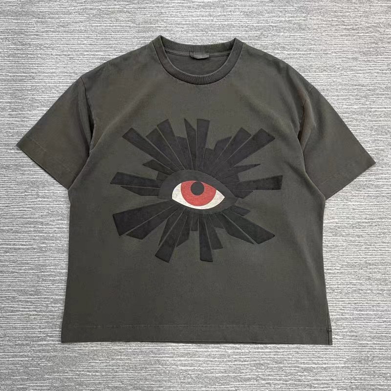 High Quality Manufacturer Breathable T Shirt Custom Logo Digital Printing Plus Size Retro washed Short Sleeve Men's T-shirts