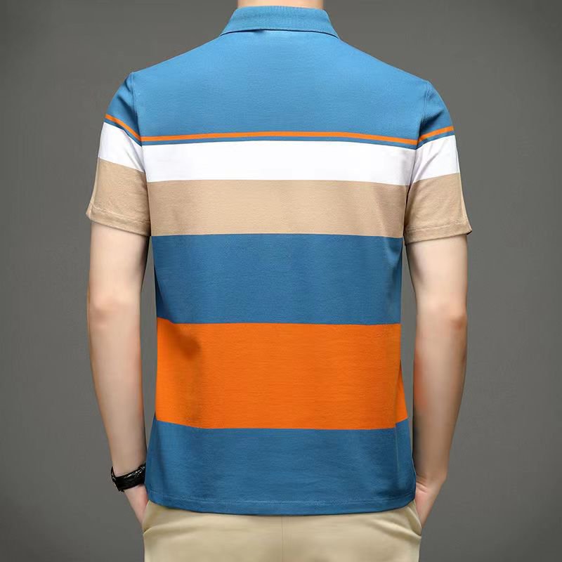 Wholesale Custom Design High Quality Plain Mens Golf Lapel Polo Shirt for Sports Men Casual Wearing