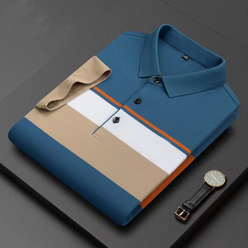 Wholesale Custom Design High Quality Plain Mens Golf Lapel Polo Shirt for Sports Men Casual Wearing