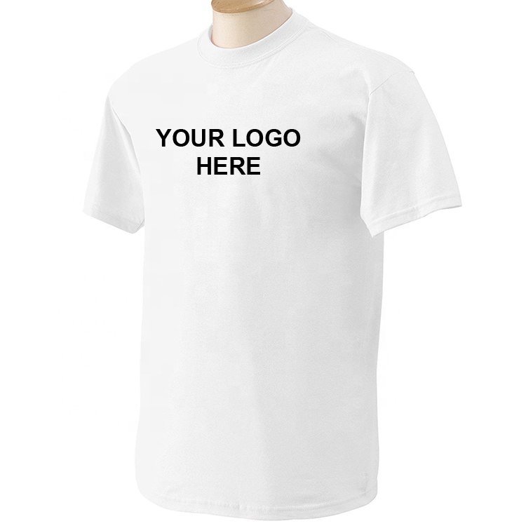 Oem High Quality 100% Cotton Summer Custom Logo Print T-shirt Men's Blank Plain T Shirts Premium Cotton 180gsm T Shirt