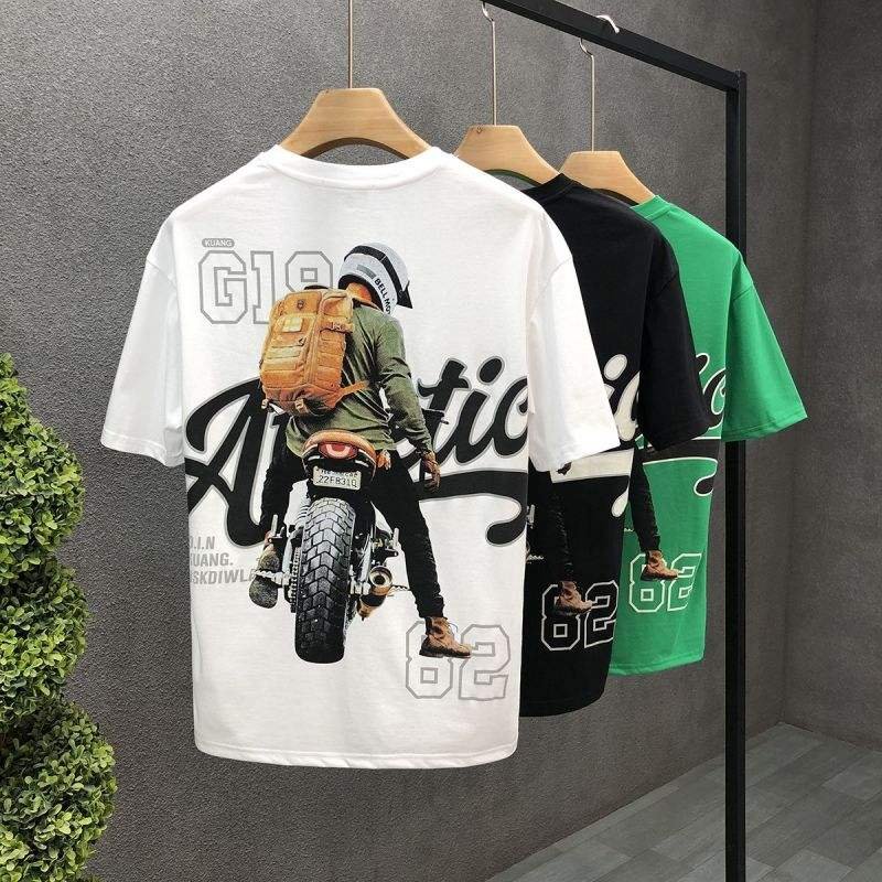 High Quality Cotton Custom T Shirt For Men Blank Heavy Weight Oversized Tshirt Printing Men's T-Shirts