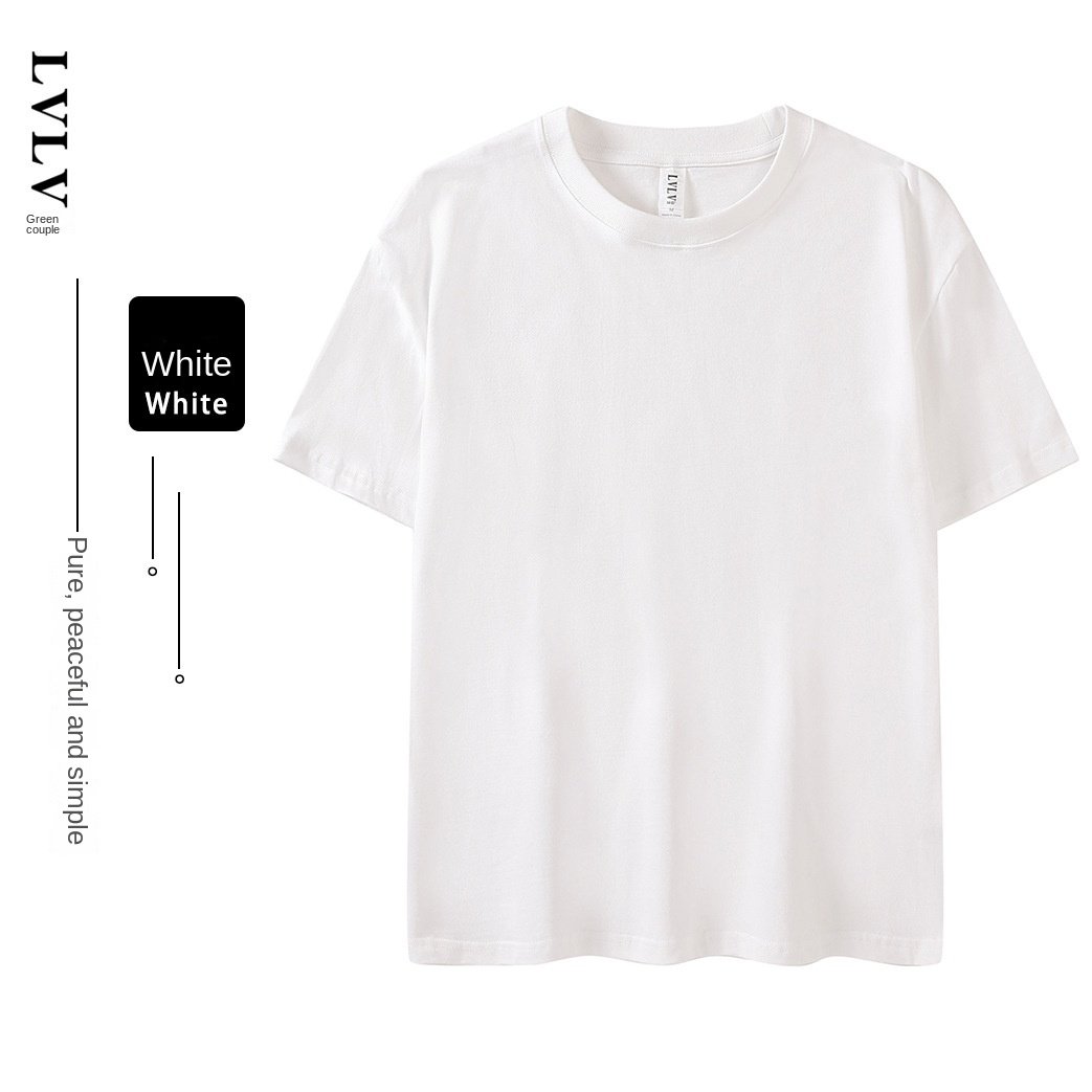 High Quality 250 Gsm 100% Cotton Manufacturer Sublimation Custom Logo Embroidery White Men Gym men's T-Shirts