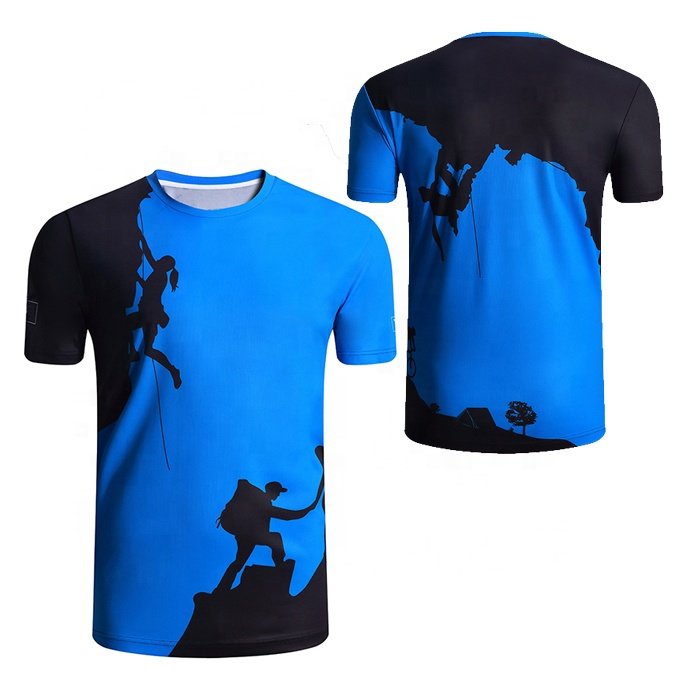 High Quality Quick Dry Comfortable Full Sublimated Printing Shirts Custom New Style Designs Men Sublimation T Shirts For Mens