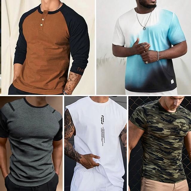 2024 Summer Used Fashion Loose Casual Men's T-shirt Wholesale Inventory