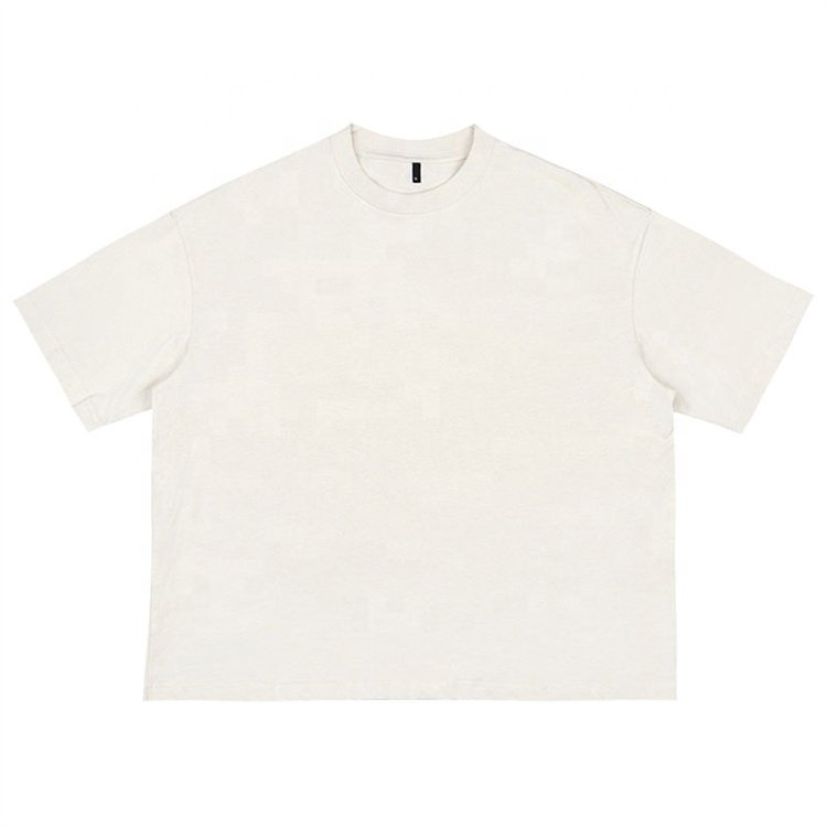Embroid Logo Cropped Essentials Oversized T-shirt Cotton Streetwear Essentials Plus Size Men'S T-Shirts
