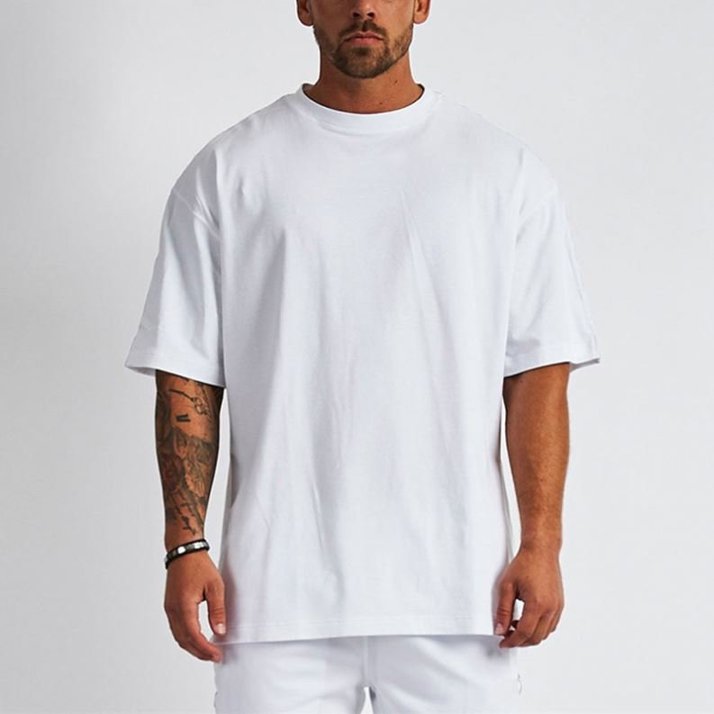 Custom men clothes blank 100% cotton t-shirt men's oversized tshirt print logo custom embroidered t shirt
